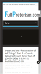 Mobile Screenshot of fullpreterism.com