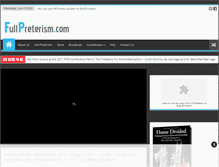 Tablet Screenshot of fullpreterism.com